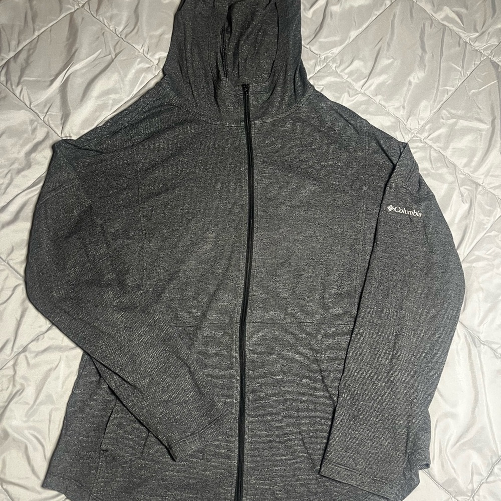 Columbia Gray Full-Zip Hoodie